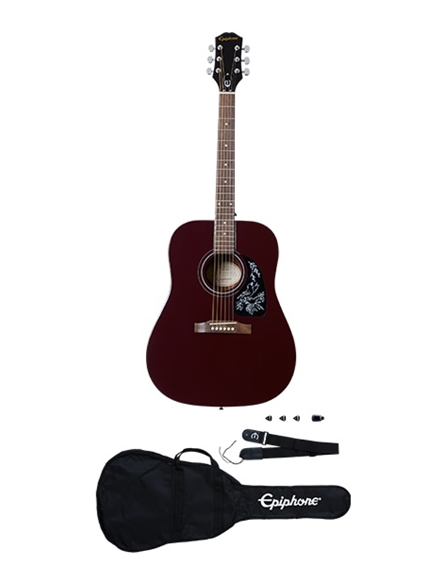 EPIPHONE Starling Wine Red Player Pack Acoustic Guitar