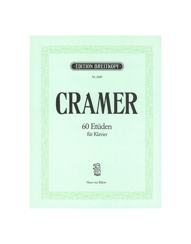 Cramer 60 Etudes - Breitkopf Edition