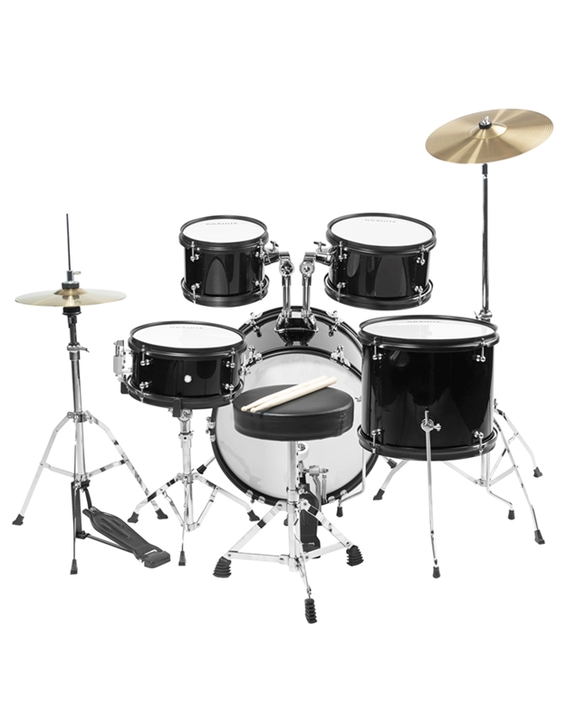 GRANITE Rock Black Drumset Junior Kit Ντραμς με Πιατινία