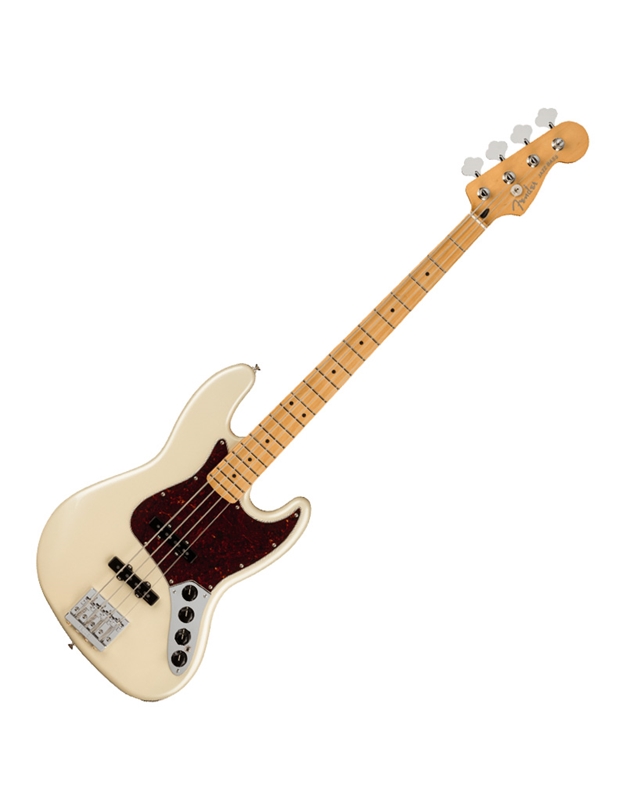 FENDER Player Plus Jazz Bass Maple Olympic Pearl Electric Bass
