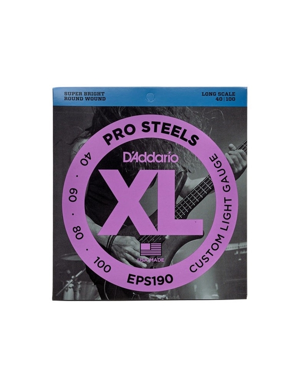 D'Addario EPS190 Electric Bass Strings Long Scale