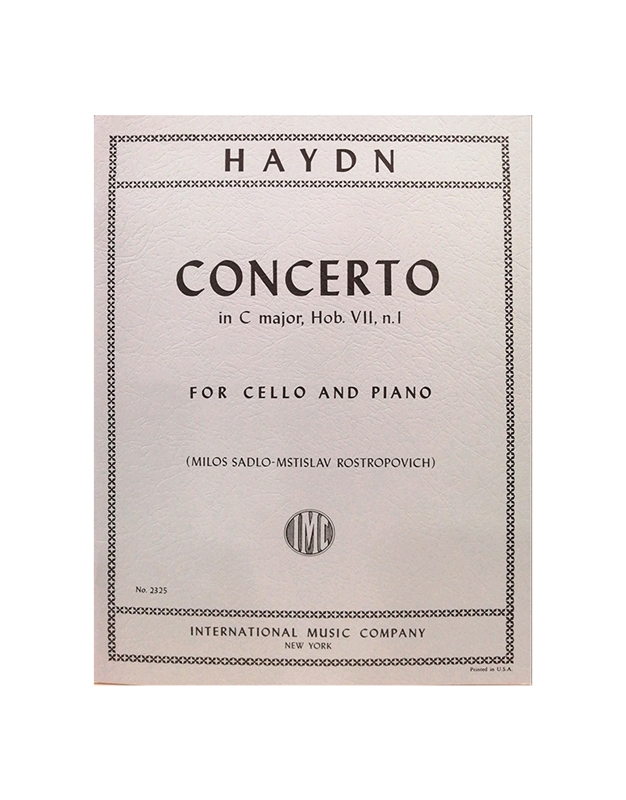 Haydn Concerto In C-Major, Hob. VII, n. i.