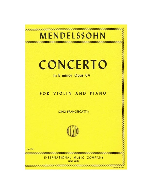 Mendelssohn Concerto E Minor Op.64