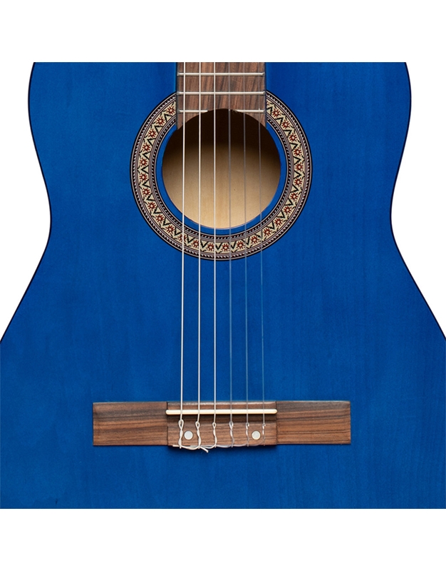 STAGG SCL50 1/2- BLUE High Gloss Classical Guitar 1/2