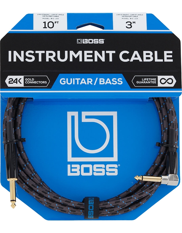 BOSS BIC-10A  line - Instrument Cable Angled 3m
