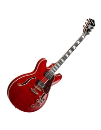 IBANEZ AS93FMTCD Hollow Body Transparent Cherry Red Electric Guitar