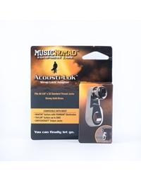 MUSICNOMAD MN270 Acousti-Lok Strap Lock Adapter ζώνης για standard έξοδο output Ακουστικής Κιθάρας