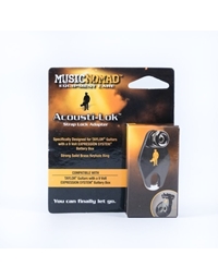 MUSICNOMAD MN272 Acousti-Lok Strap Lock Adapter for TAYLOR Guitars with a 9 Volt EXPRESSION SYSTEM Battery Box