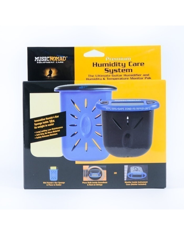 MUSICNOMAD MN306 Guitar Humidifier & Humidity-Temperature Monitor Pak