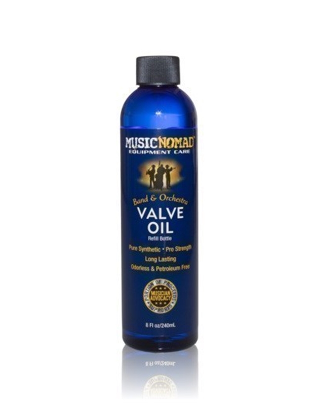 MUSICNOMAD MN750 Valve Oil Pro Strength & Pure Synthetic (Refill) 8 oz. (240ml)