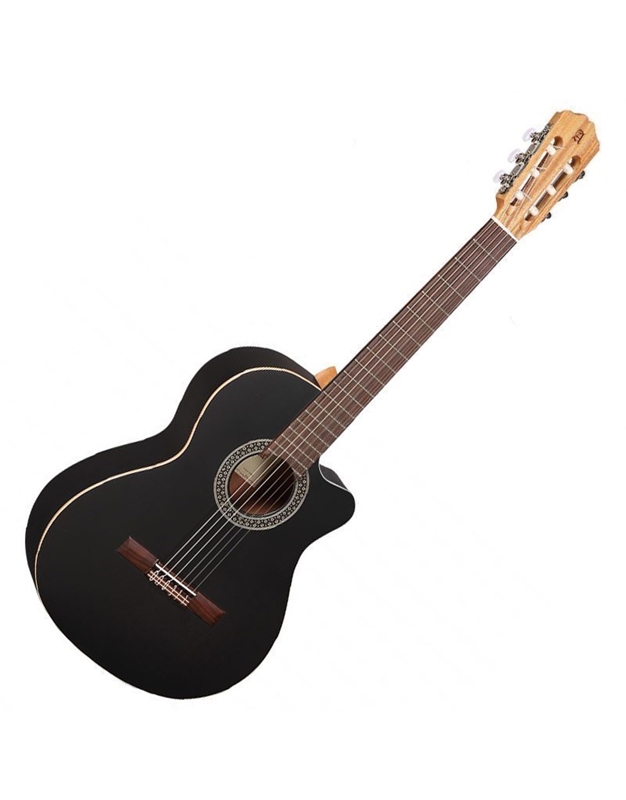 ALHAMBRA Black Satin CW EZ   Εlectric Nylon Strings Guitar 4/4