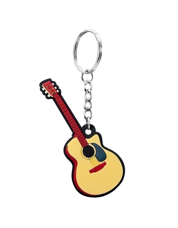 MusicianxDesigner Music Key Chain Acoustic Guitar