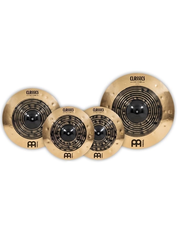MEINL CCDU141620 Cymbals Classics Custom Dual Complete Cymbal Set  14" / 16" / 20"