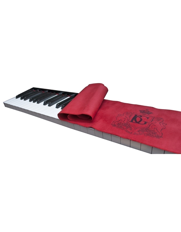 BG A66K9 Κάλυμμα Πλήκτρων Πιάνου Microfiber (Κόκκινο)