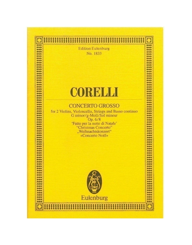 Corelli – Concerto Grosso Op.6 N8