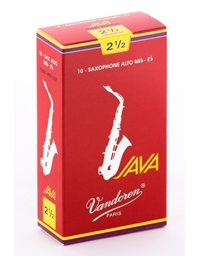 VANDOREN Java  Filed Red Alto Saxophone Reed No. 2.5  (1 piece)
