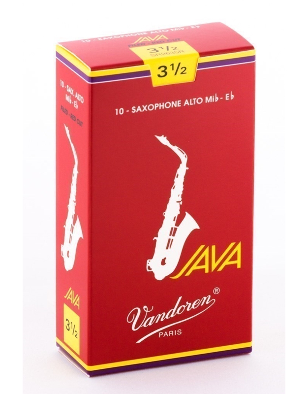 VANDOREN Java  Filed Red Alto Saxophone Reed No. 3.5  (1 piece)