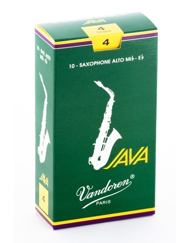 VANDOREN Java Green Alto Saxophone Reed No. 4 (1 piece)