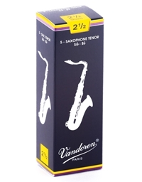 VANDOREN Traditional Tenor Saxophone Reed No. 2.5 (1 piece)