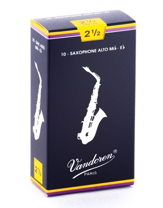 VANDOREN Traditional Alto Saxophone Reed No. 2.5 (1 piece)