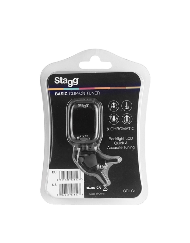 STAGG CTU-C1 Chromatic Tuner with Clip