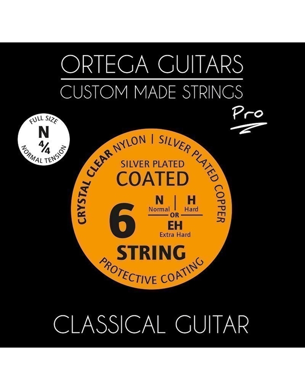 ORTEGA NYP44N Normal Χορδές Κλασικής Κιθάρας 4/4