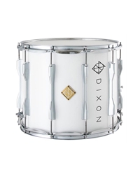 DIXON PMSCL124-WT Wood Shell White 14" x 12" Marching Snare Drum