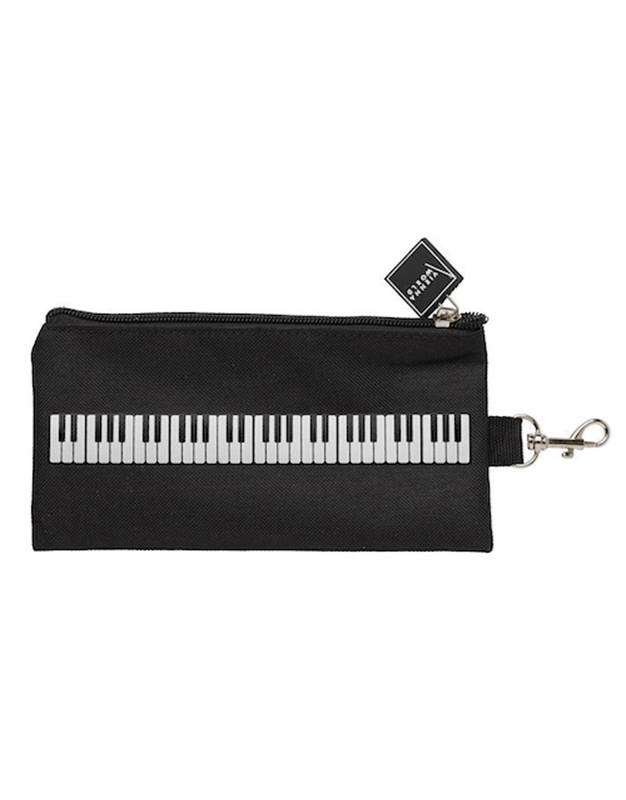 Black case with piano