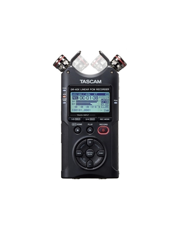 TASCAM DR-40X  Digital Audio Recorder and USB Audio Interface