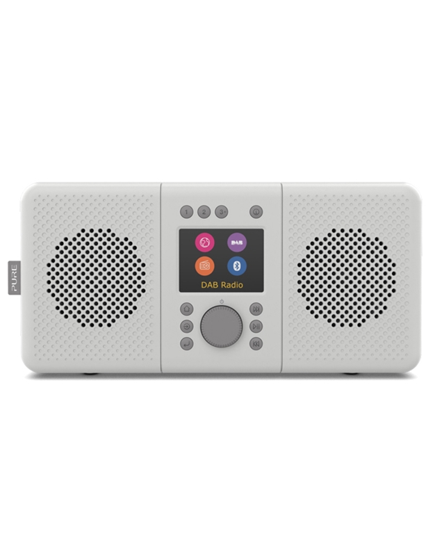 PURE Elan Connect+ Stereo Δικτυακό ραδιόφωνο με DAB+ και Bluetooth, Γκρί