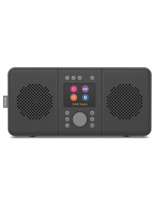PURE Elan Connect+ Stereo Internet radio with DAB+ and Bluetooth, Charcoal