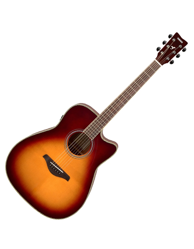 YAMAHA FGC-TA Brown Sunburst Electric Acoustic Guitar