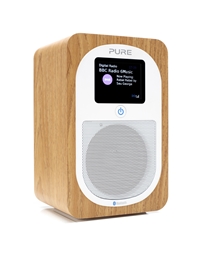 PURE Evoke H3 Compact Digital Radio DAB+ and Bluetooth,  Oak