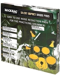 ROCKBAG by WARWICK RB 22196 B  Silent Impact "Fusion 20" Practice Pad Set (10", 12",  14", 14", 20")