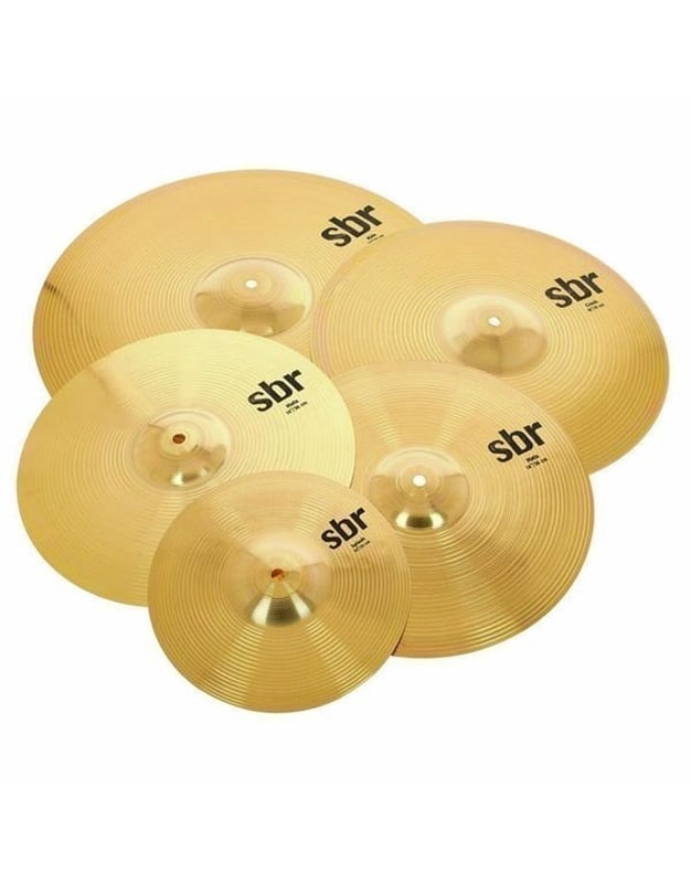 SABIAN SBR Promo Cymbal Set (14' Hi-Hat, 16' Crash, 20' Ride, 10" Splash )