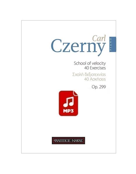 Czerny Carl - Σχολή Δεξιοτεχνίας 40 Ασκήσεις Op. 299 MP3