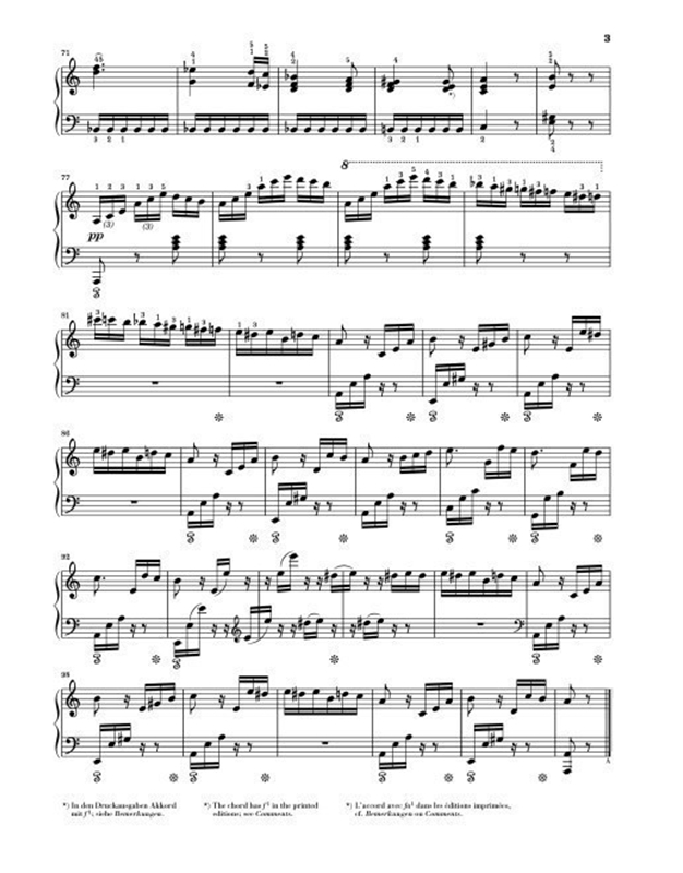 Beethoven WoO59 Amin - For Elise / Henle Verlag Editions - Urtext