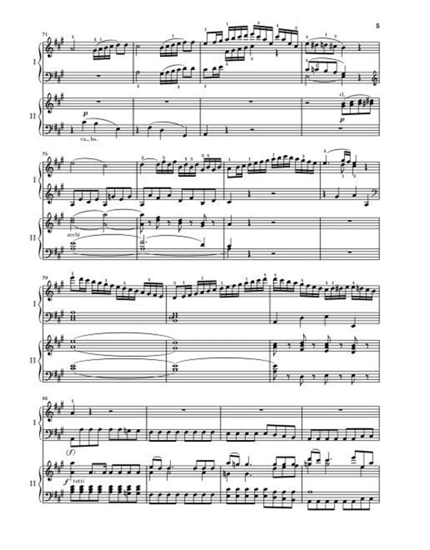 Mozart Piano Concerto in A Major KV 488/ Henle Verlag Editions - Urtext