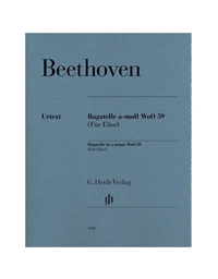 Beethoven WoO59 Amin - For Elise / Henle Verlag Editions - Urtext