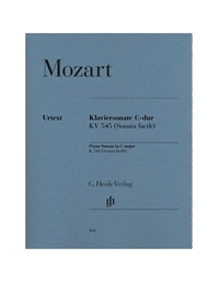 Mozart Klaviersonate  C- Major  KV.545/ Henle Verlag Editions - Urtext