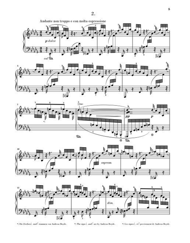 Johannes Brahms - 3 Intermezzi Op. 117/ Henle Verlag Editions- Urtext