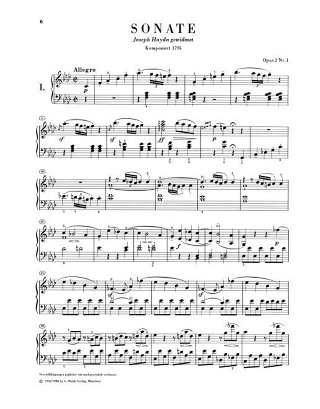 Ludwig Van Beethoven - Piano Sonatas Vol I/ Henle Verlag Editions - Urtext