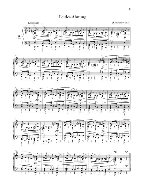 Robert Schumann - Album Leaves Op. 124/ Εκδόσεις Henle Verlag- Urtext