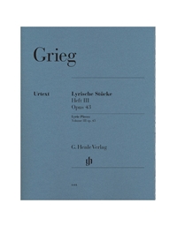 Grieg Lyric Pieces N.3 op.43 /Henle Verlag Editions - Urtext