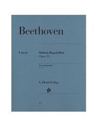 Ludwig Van Beethoven - 7 Bagatelles Op. 33/ Εκδόσεις Henle Verlag- Urtext