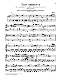 Ludwig Van Beethoven - Variations For Piano Vol I - Εκδόσεις Henle Verlag- Urtext