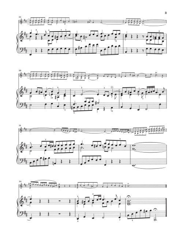 Johann Sebastian Bach- Sonatas For Violin And Piano- Harpsichord/ Henle Verlag Editions -Urtext