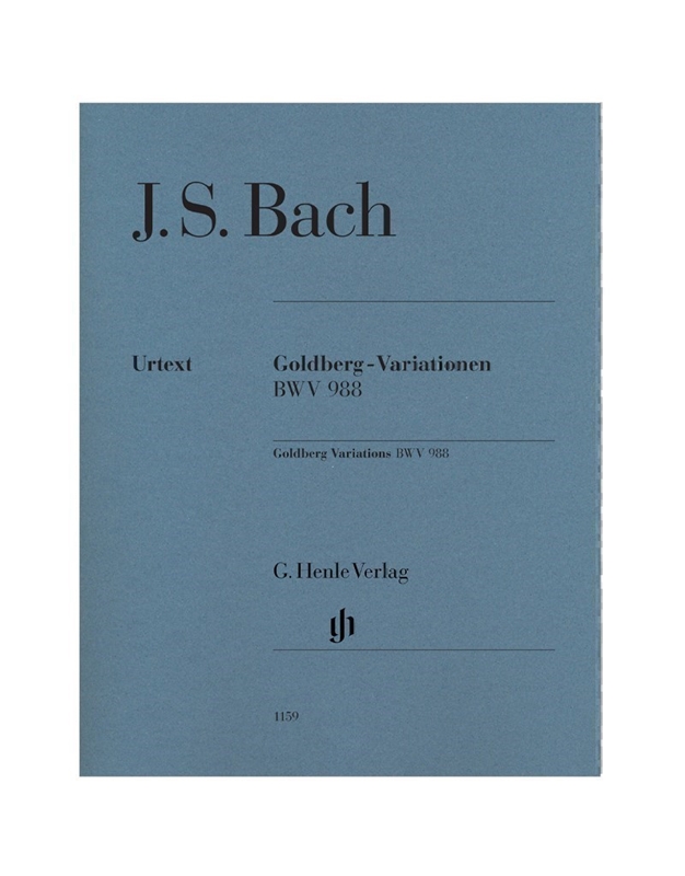 Johann Sebastian Bach - Goldberg Variations Bwv 988/ Henle Verlag Editions - Urtext