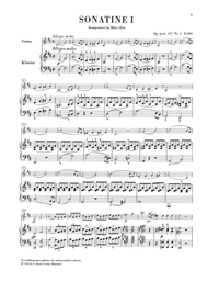 Franz Schubert - Sonatinas For Piano And Violin Op. Post. 137/ Εκδόσεις Henle Verlag- Urtext
