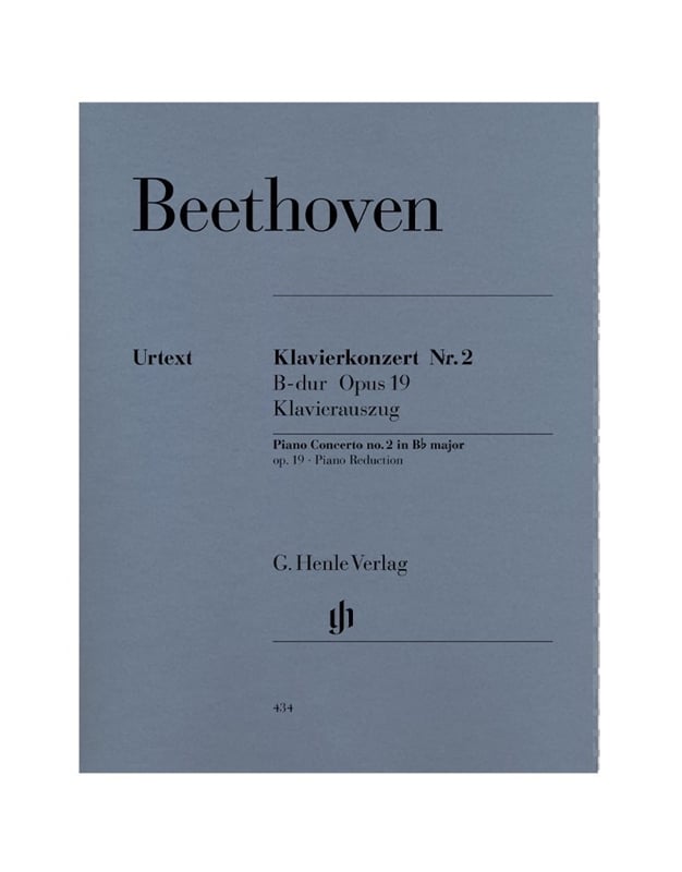Ludwig Van Beethoven - Concerto No 2 / B Flat Major Op. 19/ Εκδόσεις Henle Verlag- Urtext